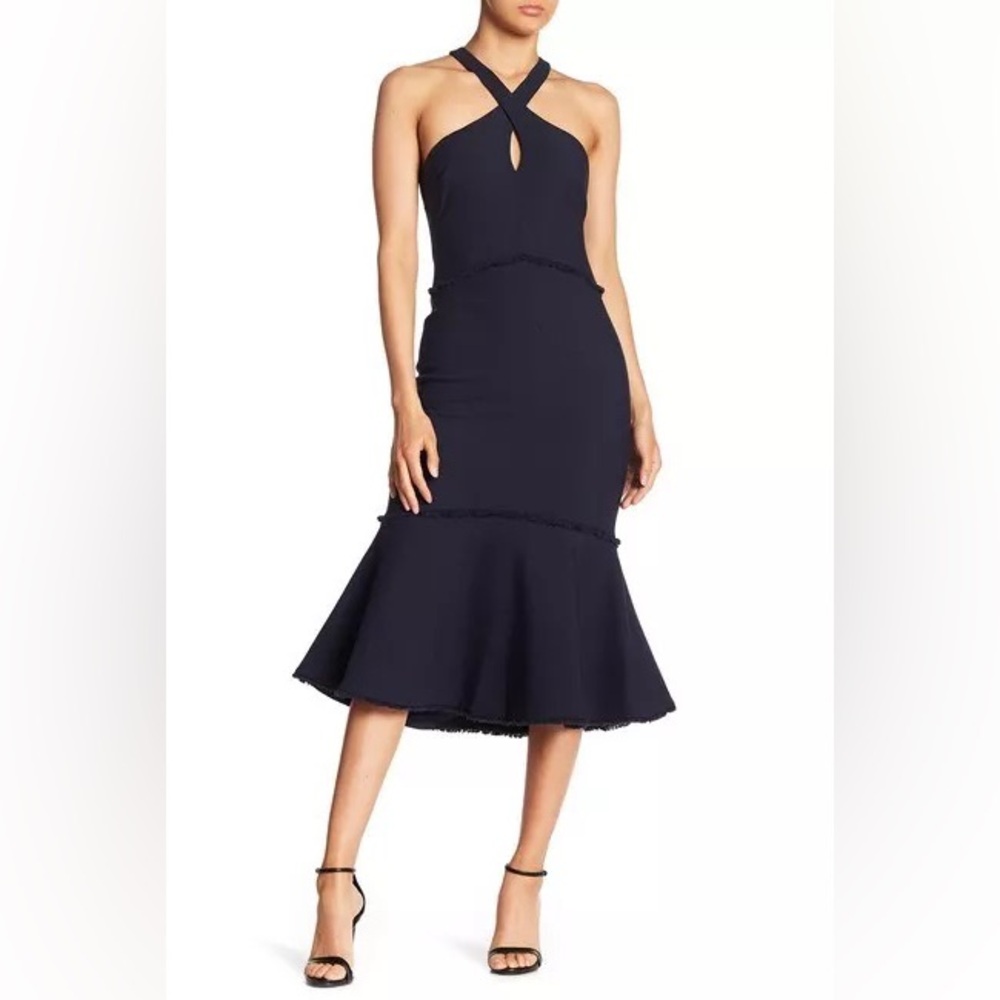 Cinq a Sept Dante Halter Mermaid Dress